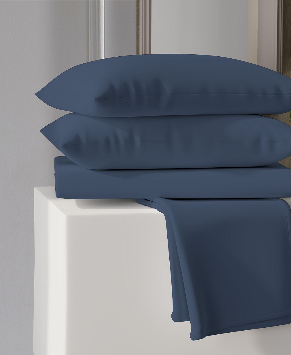 Ultra-Light Cool Crisp 100% Organic Cotton Percale 3-Pc. Sheet Set, Twin XL
