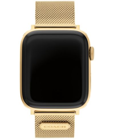 COACH браслет Mesh Gold-Tone для Apple Watch® 42/44/45mm