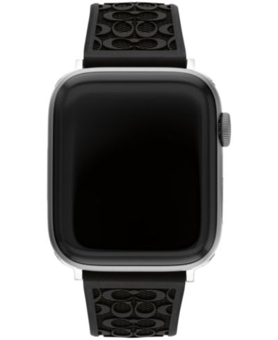 Ремешок COACH Black Silicone Strap для Apple Watch 42/44/45mm