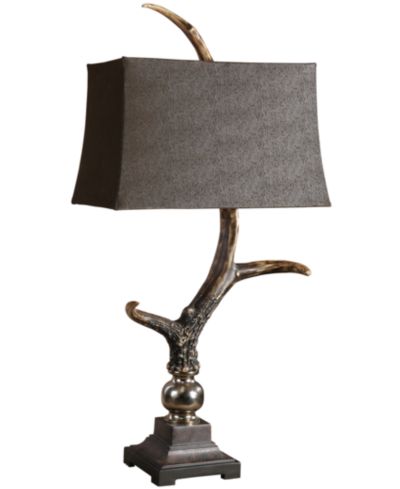 Uttermost Темная рогатая настольная лампа Stag Horn