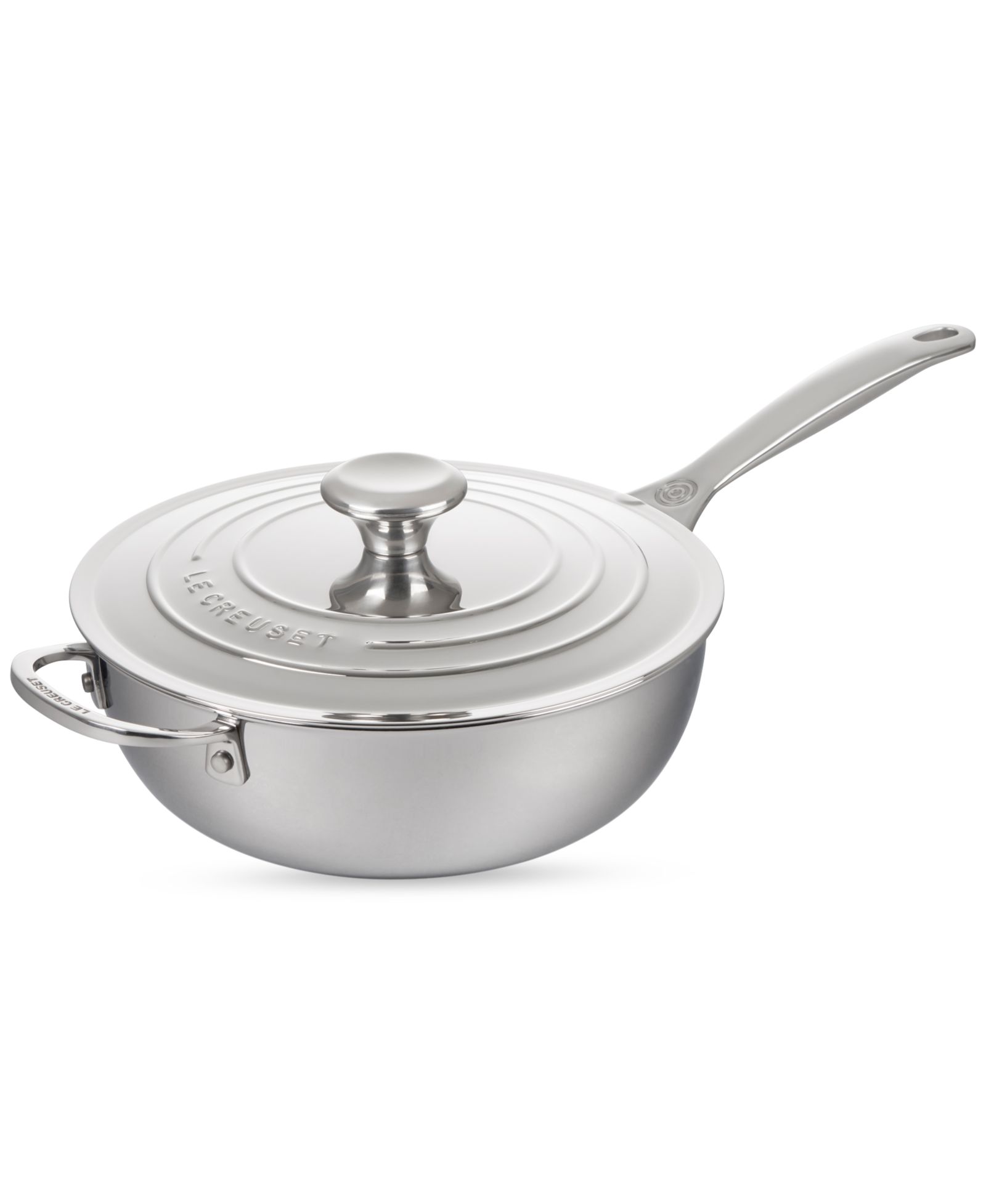 Сотейник Le Creuset из нержавеющей стали с антипригарным покрытием, 3.5-Qt.