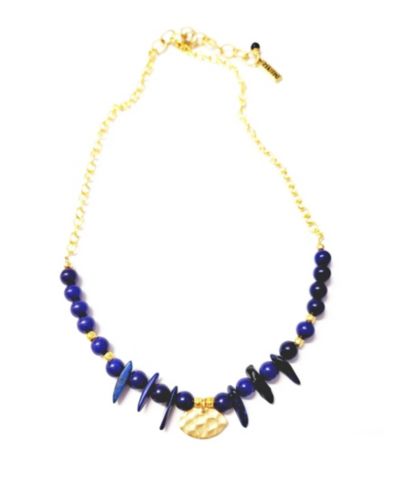 Женское ожерелье Ain с синими камнями Lapis