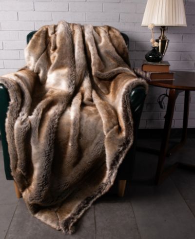 Уютный плед Happycare Textiles Luxury Warm Elegant Cozy, 60" x 50"