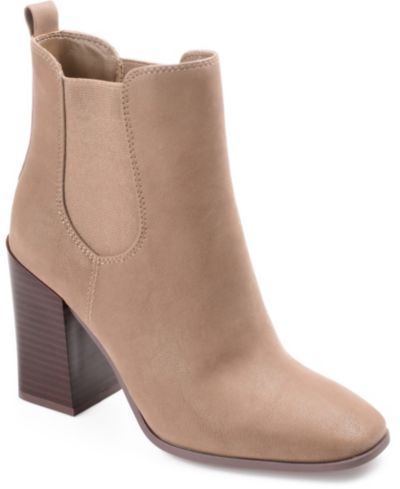 Женские ботильоны Journee Collection Maxxie Stacked Block Heel