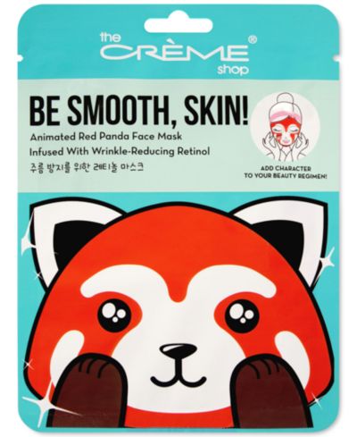 The Crème Shop Be Smooth, Skin! Animated Red Panda Face Mask