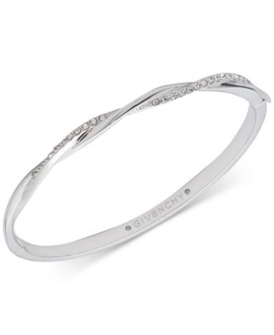 Givenchy Pavé Twist Bangle Bracelet