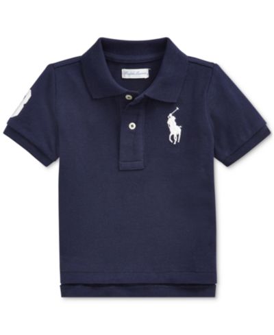 Детская рубашка Polo Ralph Lauren Cotton Mesh Pony Logo