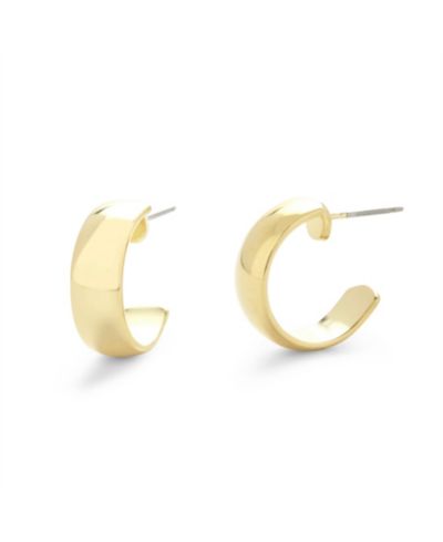 Серьги-кольца Blake Hoops с позолотой 14K