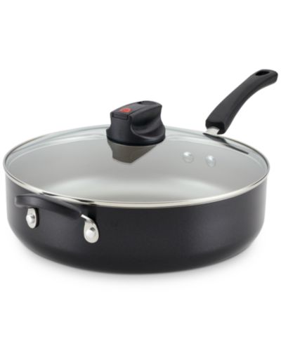 Алюминиевая антипригарная кастрюля с крышкой Farberware Smart Control Jumbo
