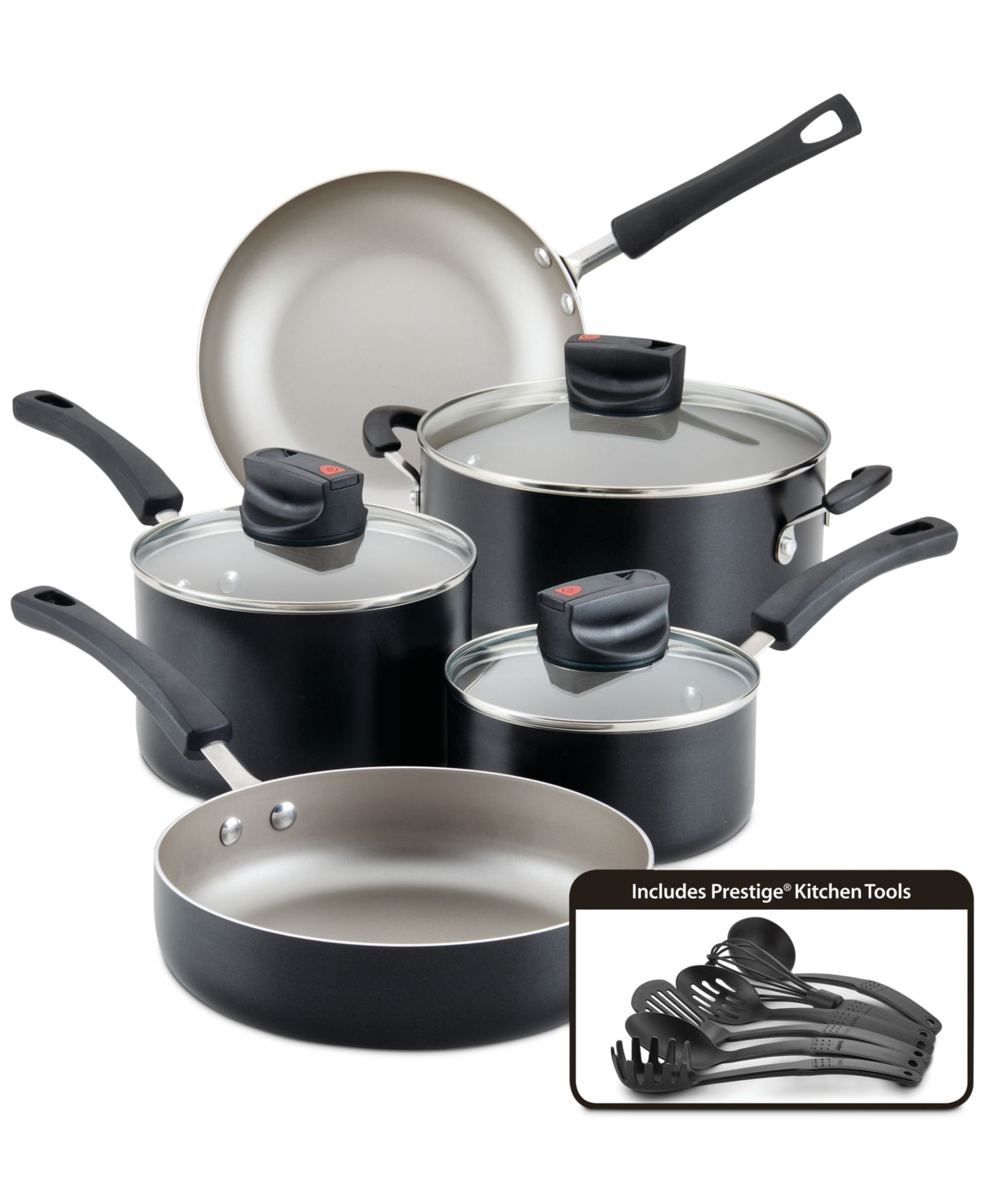 Farberware Smart Control 14-Pc. Nonstick Cookware Set