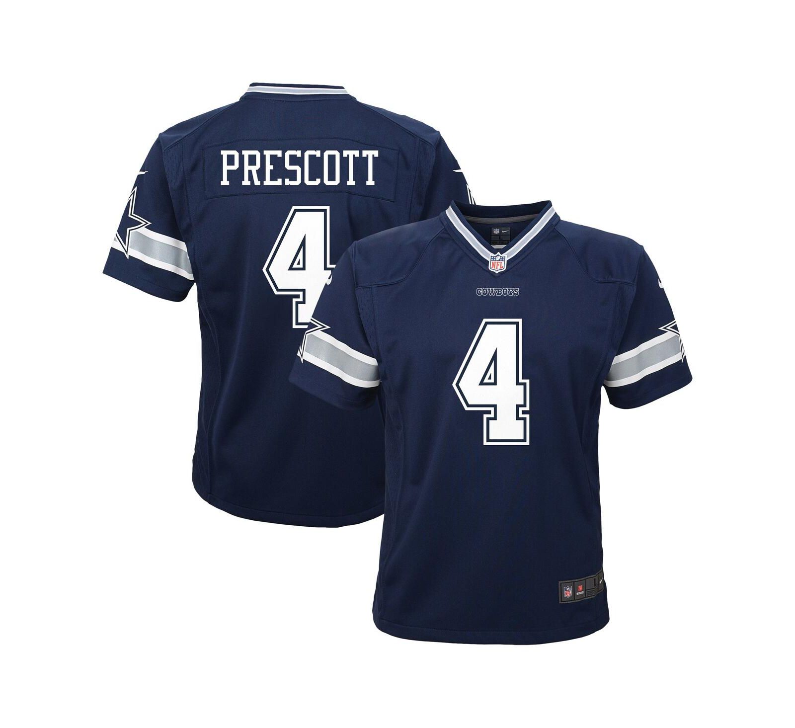 Детская игровая джерси Nike Dak Prescott Navy Dallas Cowboys