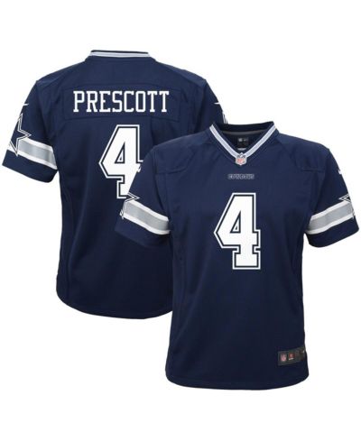 Детская игровая джерси Nike Dak Prescott Navy Dallas Cowboys