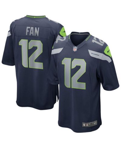 Джерси Nike Men's 12s College Navy Seattle Seahawks Team Game