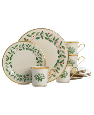 Lenox Holiday 12 Pc. Dinnerware Set with Mugs, Service for 4