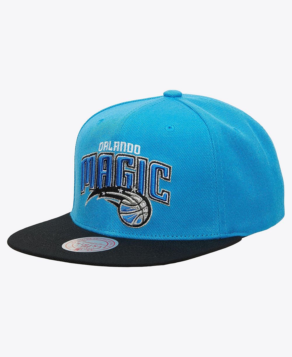 Мужская кепка Mitchell & Ness Blue/Black Orlando Magic Basic Snapback