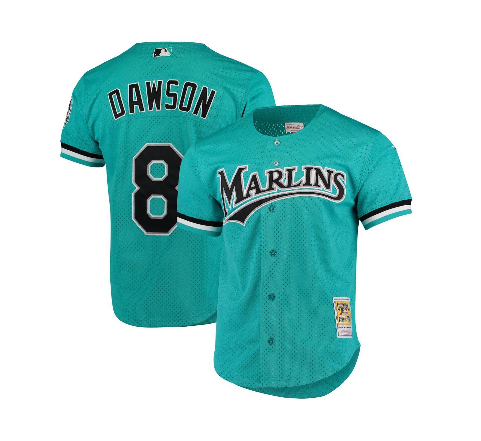 Мужская джерси Mitchell & Ness Andre Dawson Florida Marlins из коллекции Cooperstown
