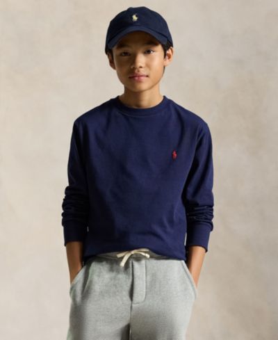 Детская хлопковая футболка Polo Ralph Lauren Long-Sleeve