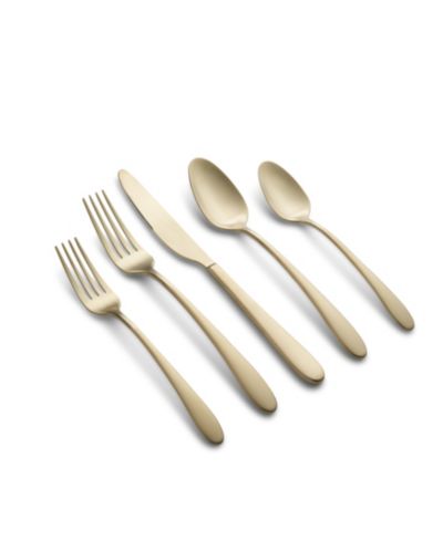 Набор столовых приборов Cambridge Silversmiths Poet Champagne Satin, 20 предметов, 18/10 нержавеющая сталь