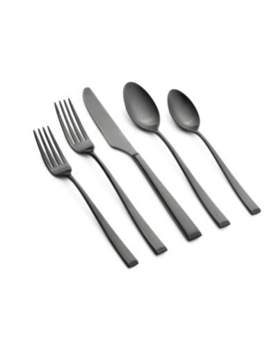 Набор столовых приборов Cambridge Silversmiths Marlise Black, 20 шт