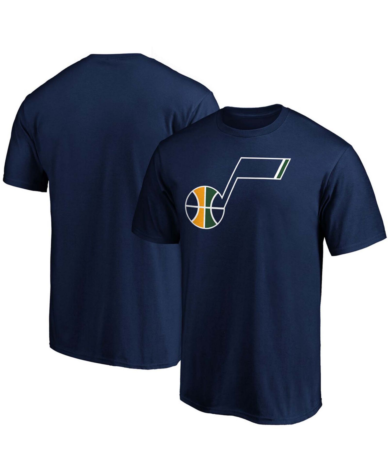 Мужская футболка Fanatics Navy Utah Jazz Primary Team Logo