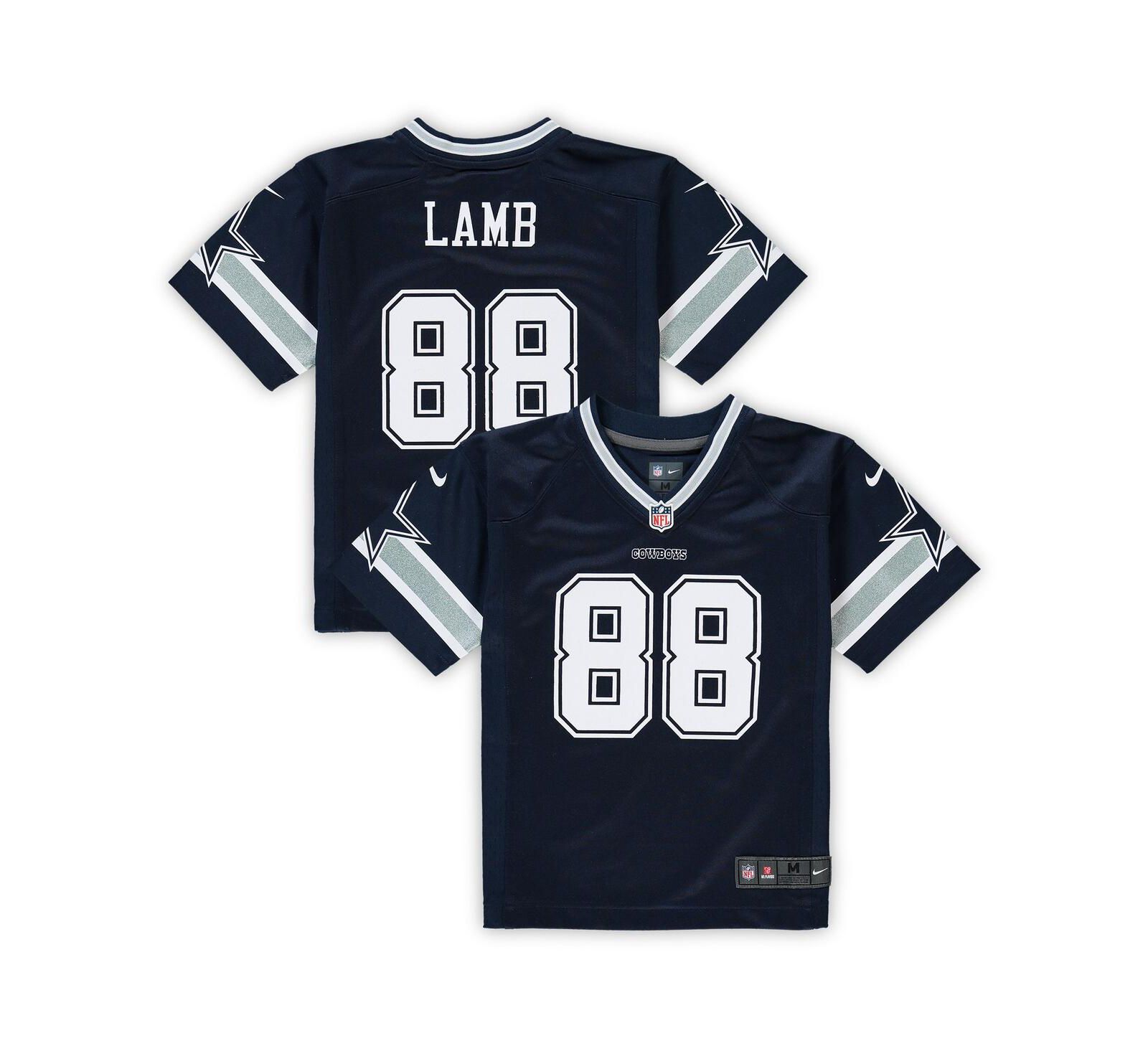 Preschool Boys and Girls Nike CeeDee Lamb Navy Dallas Cowboys Game Jersey