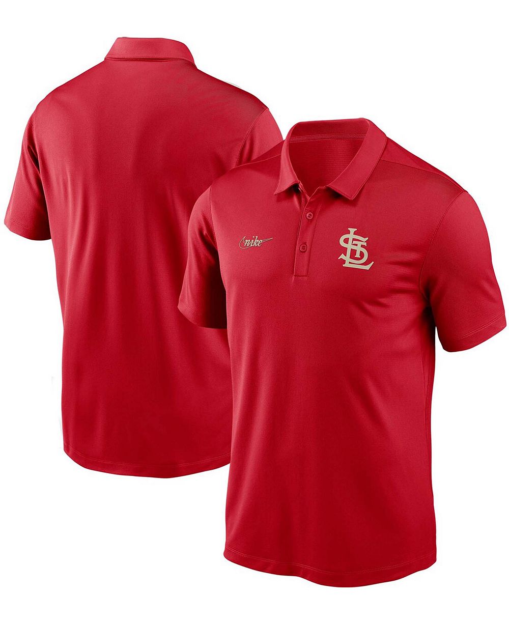 Поло Nike Men's St. Louis Cardinals Cooperstown Collection Logo Franchise
