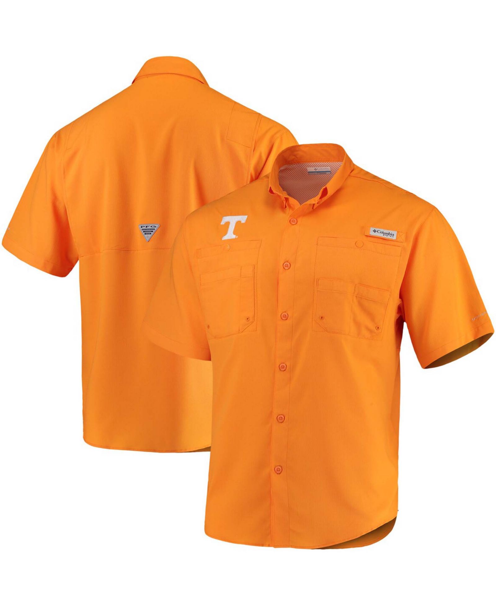 Columbia Мужская рубашка Tennessee Volunteers PFG Tamiami