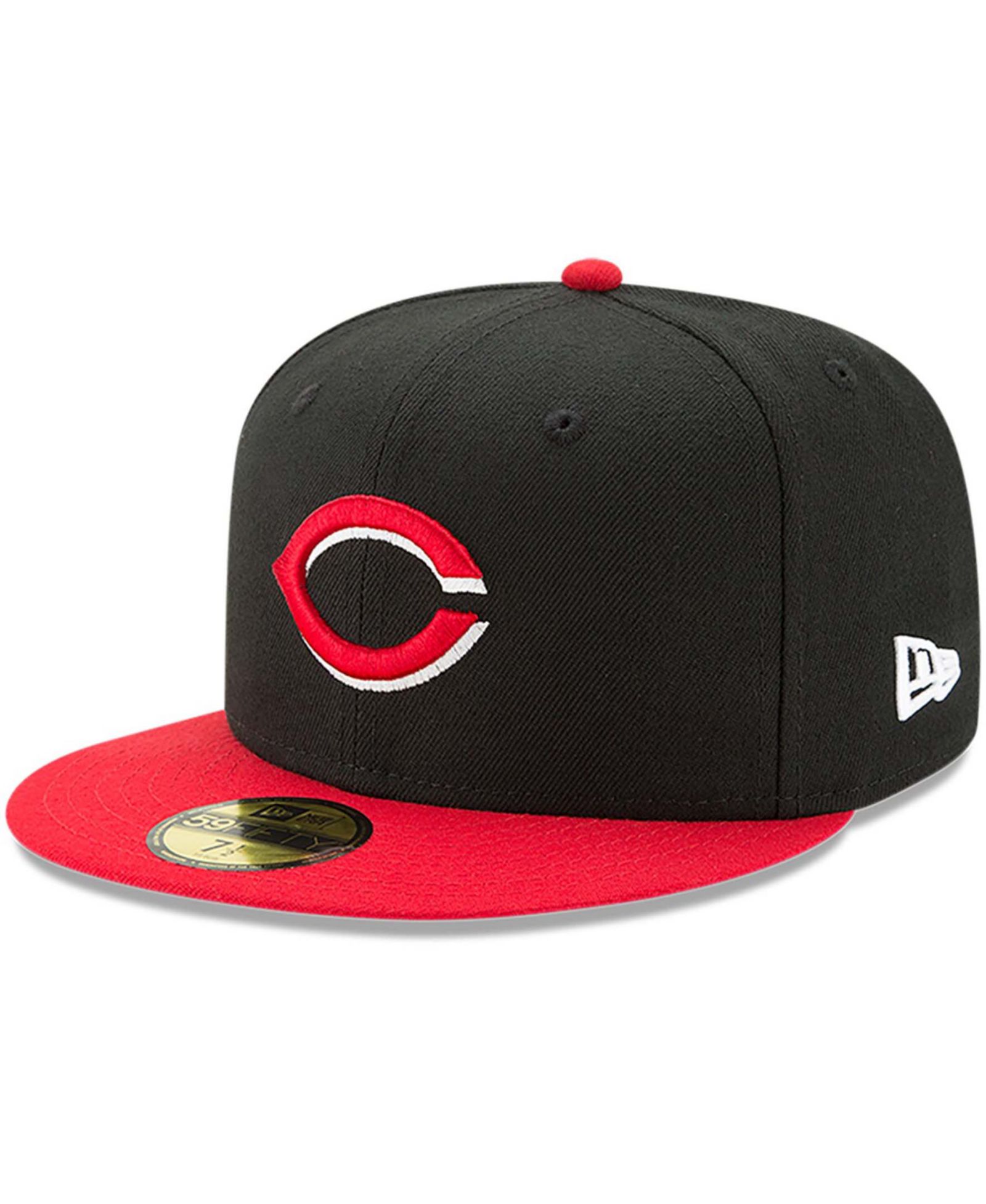 Мужская кепка New Era Cincinnati Reds Road Authentic Collection On-Field 59FIFTY Fitted