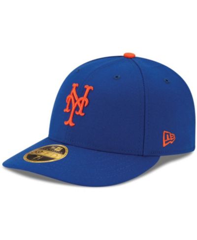 Мужская белая кепка New Era New York Mets Authentic Collection On-Field Low Profile Game 59FIFTY