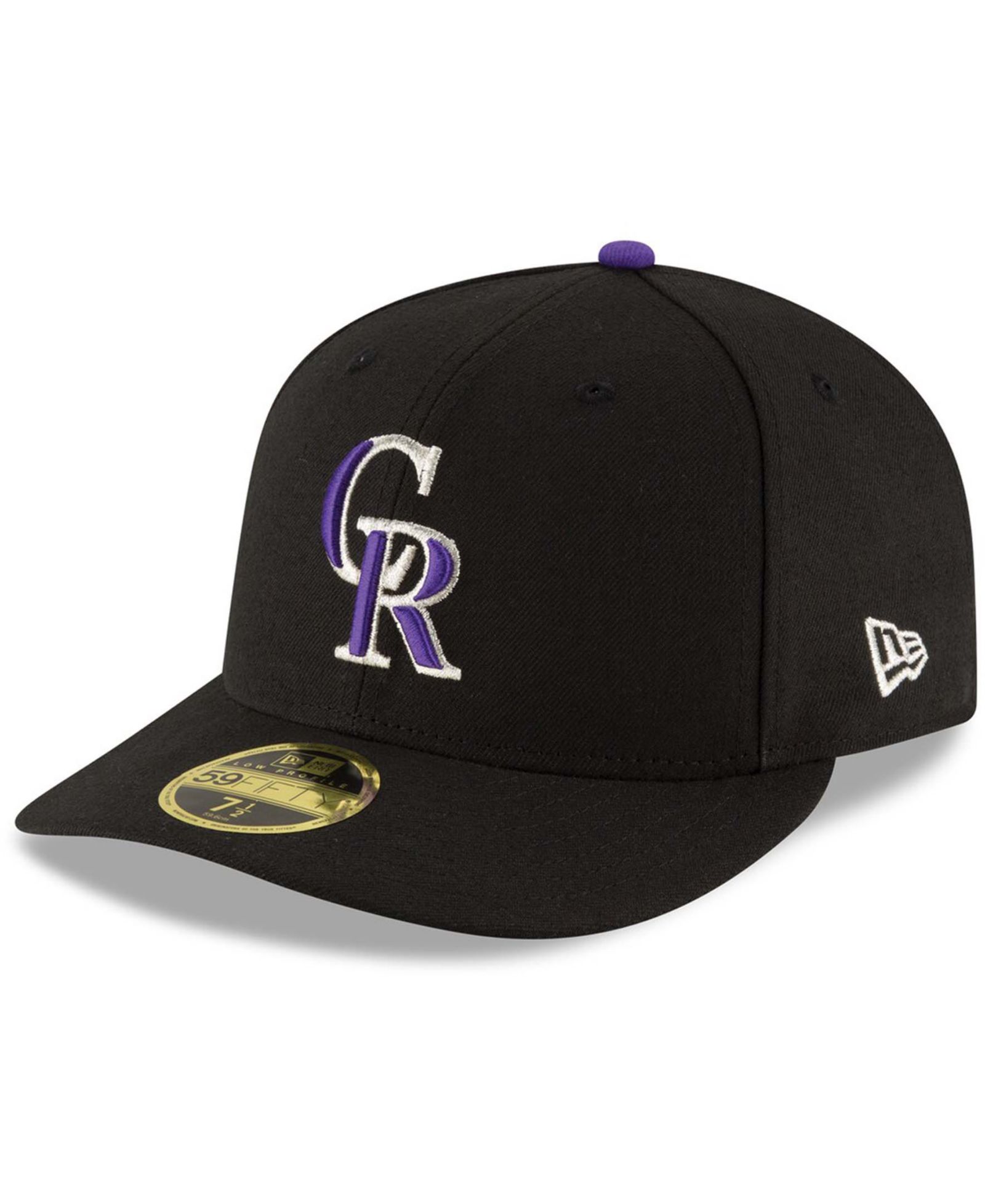 Кепка New Era Men's Colorado Rockies Game Authentic Collection 59FIFTY Fitted