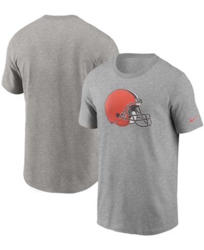 Мужская футболка Nike Heathered Gray Cleveland Browns Primary Logo