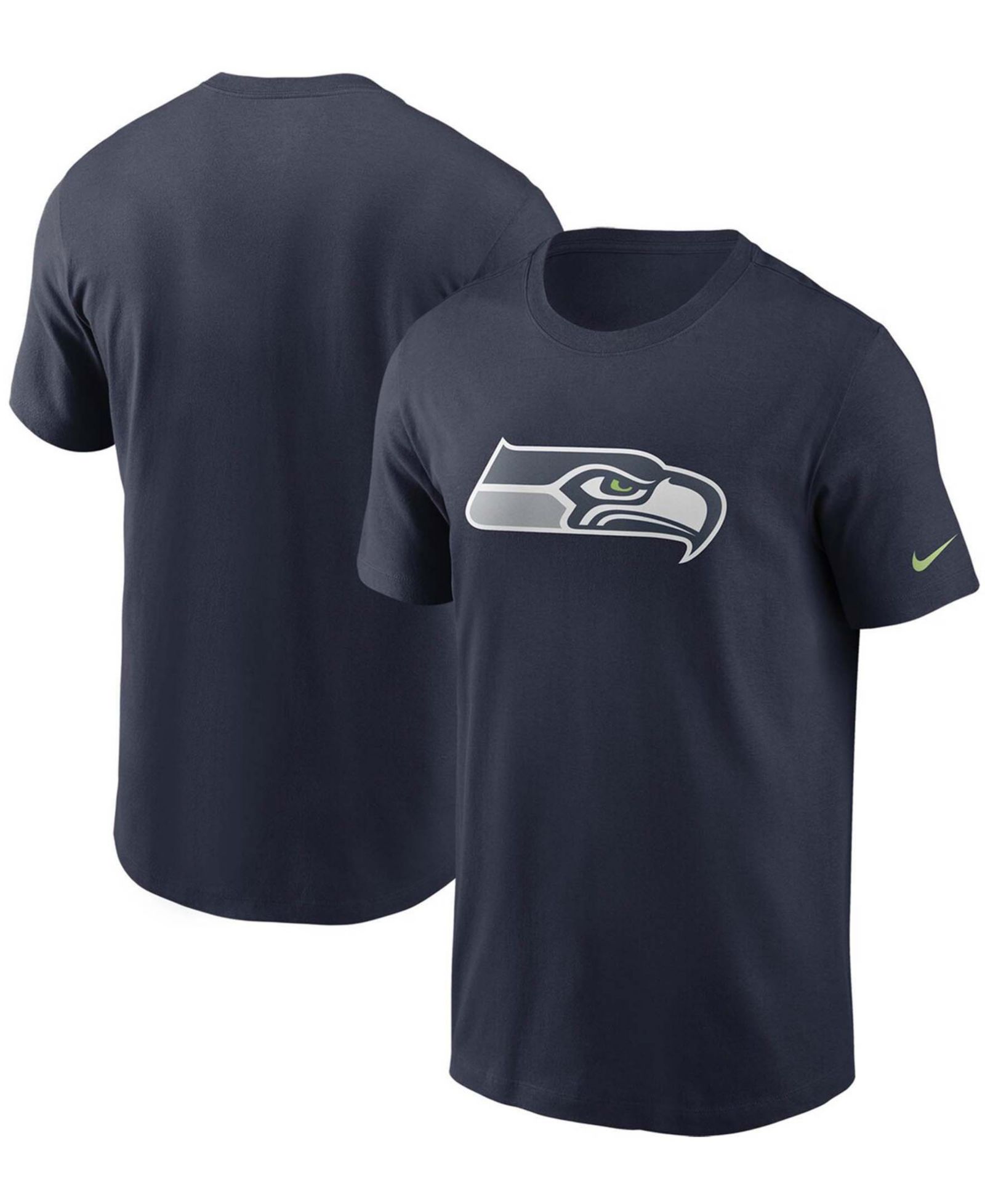 Мужская футболка Nike College Navy Seattle Seahawks Primary Logo