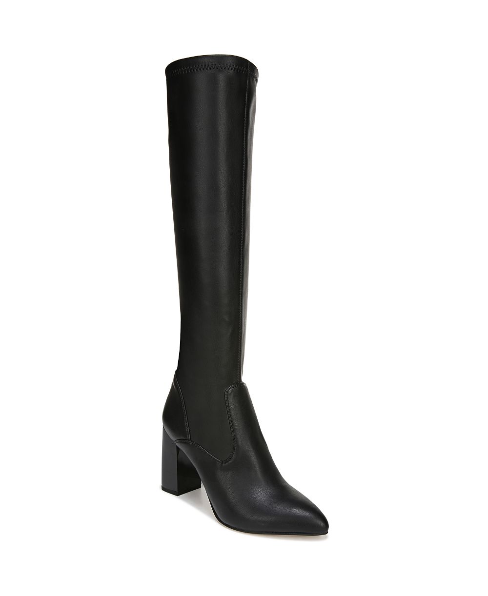 Женские сапоги Franco Sarto Katherine Wide Calf Block Heel Pointed Toe Knee High