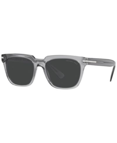 Мужские прямоугольные солнцезащитные очки Prada Signature, PR 04YS
