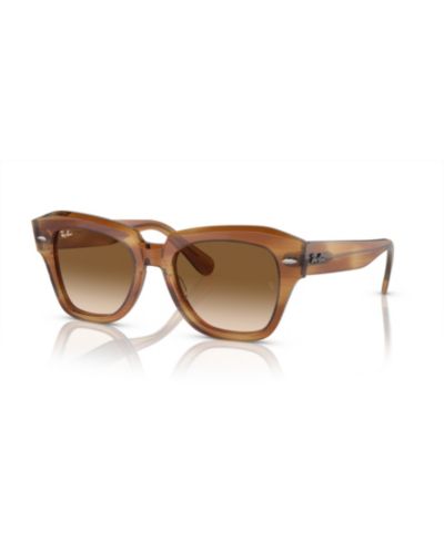 Ray-Ban унисекс квадратные солнцезащитные очки State Street, RB2186