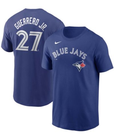 Мужская футболка Nike Vladimir Guerrero Jr. Royal Toronto Blue Jays с именем и номером