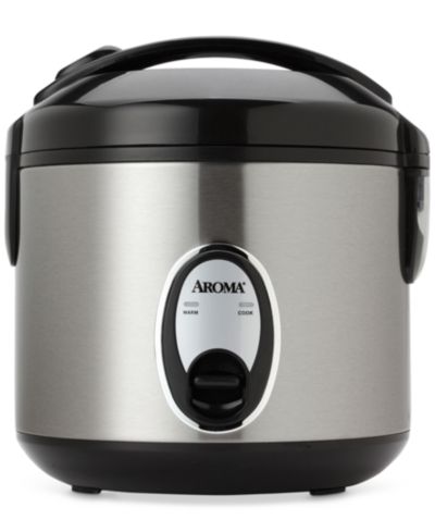 Aroma ARC-914SB 8-Cup Cool-Touch Rice Cooker, Stainless Steel