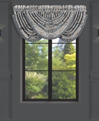 Вертикальная занавеска J Queen New York Woodhaven Waterfall Window Valance 33" x 43"