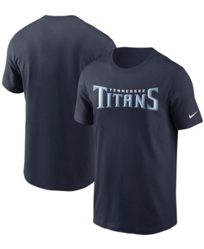 Мужская футболка Nike Navy Tennessee Titans Team Wordmark