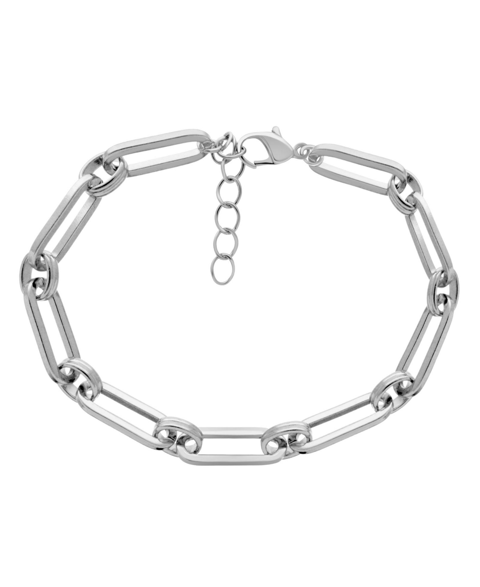Браслет And Now This Gold or Silver Plated Circle Oblong Link
