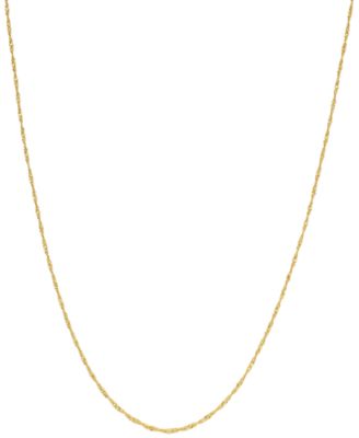 Цепочка Giani Bernini Singapore Link 18"