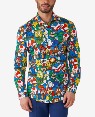 Мужская рубашка OppoSuits Super Mario Licensed Nintendo