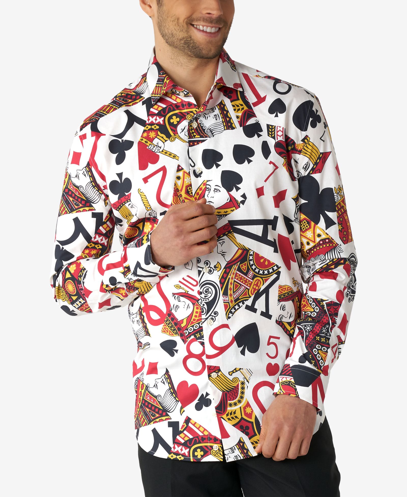 Мужские рубашки с принтом OppoSuits Theme Party
