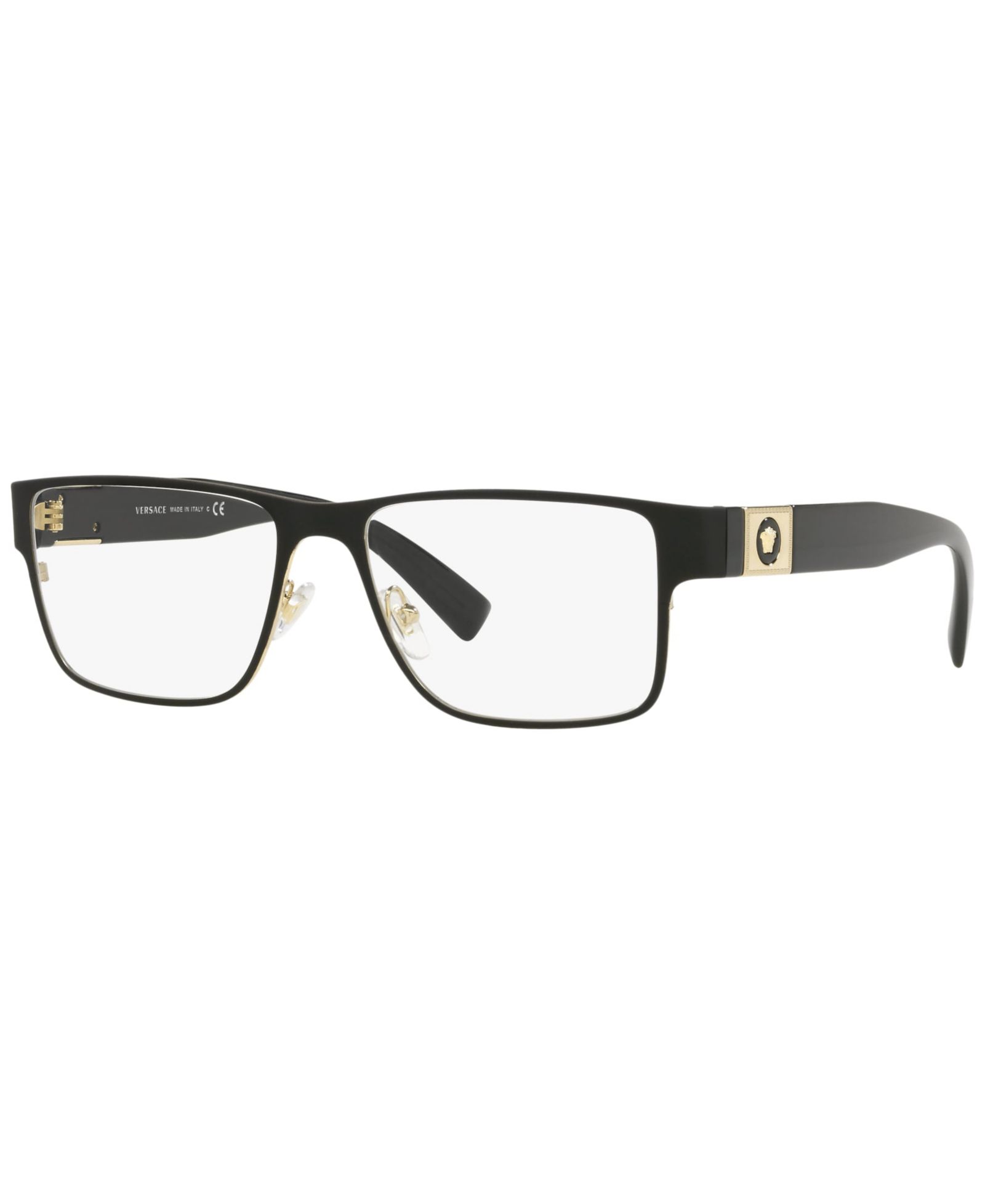 Мужские прямоугольные металлические очки Versace VE1274