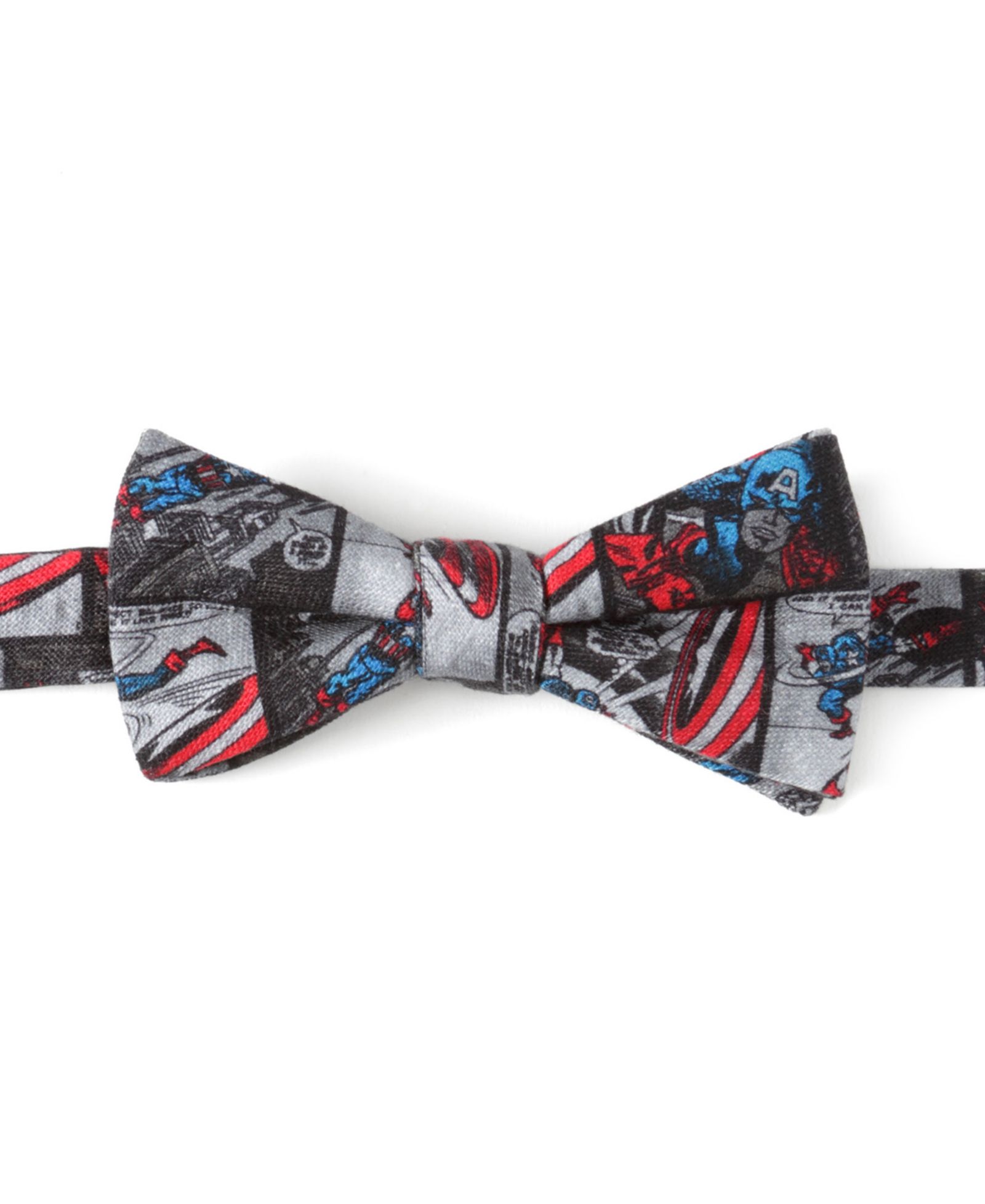 Marvel Men's Captain America Comic Bow Tie