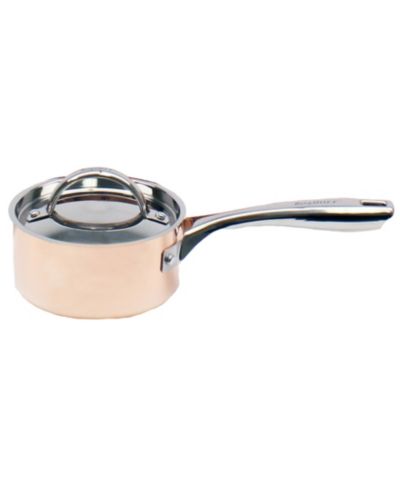 BergHOFF Vintage Tri-Ply Copper 7" Saucepan 2qt. with Lid, Polished