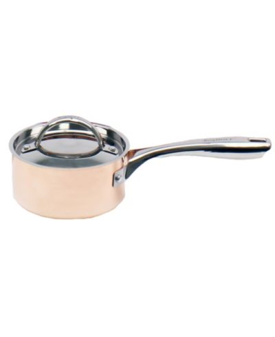 BergHOFF Vintage Tri-Ply Copper 8" Saucepan 3qt. with Lid, Polished