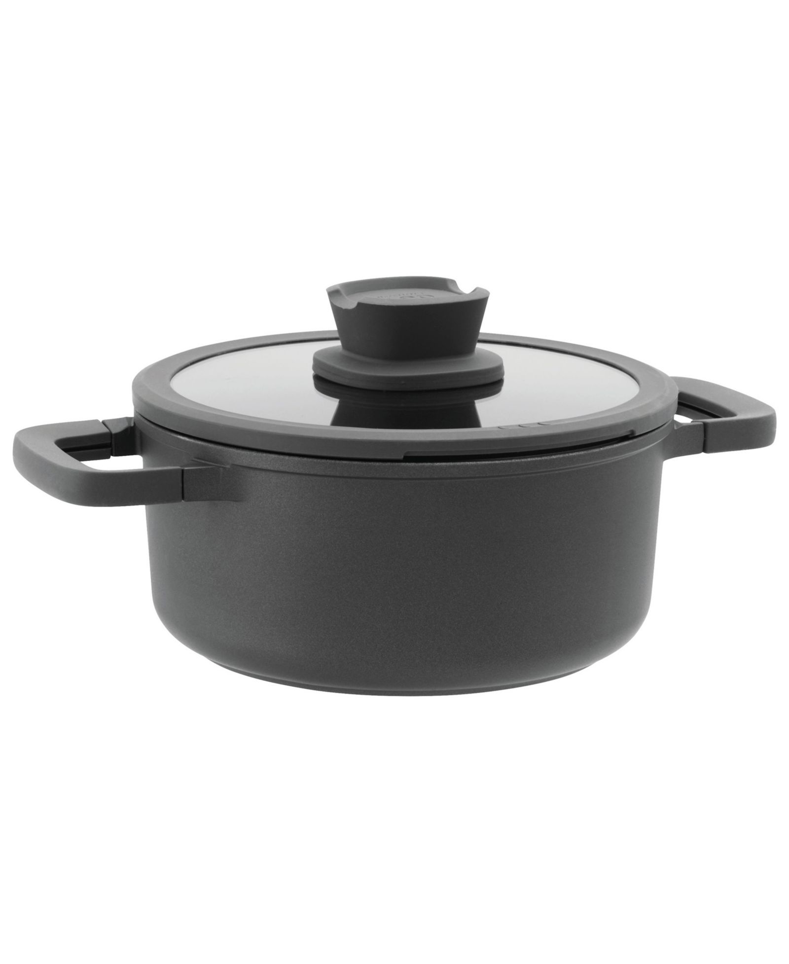Кастрюля BergHOFF Leo Stone+ с крышкой с антипригарным керамическим покрытием 8" 3qt