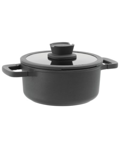 Кастрюля BergHOFF Leo Stone+ с крышкой с антипригарным керамическим покрытием 8" 3qt