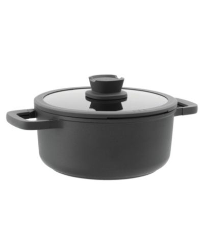 BergHOFF Leo Stone+ Nonstick Ceramic 10" Stock Pot with Lid, 4.6qt